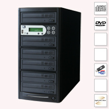 CopyBox 5 CD Duplicator Advanced LightScribe - duplicatie toren lightscribe printmogelijkheid eigen producties cd dvd recordable disks