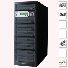 CopyBox 7 CD Duplicator advanced_lightscribe - kopieer machine branden lightscribe printen cd-r dvd+r zonder computer aansluiting