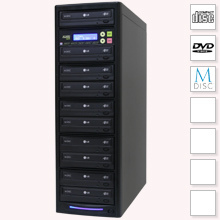 CopyBox 9 CD Duplicator Stanard - duplicatie tower professioneel zelf branden cd dvd producties zonder computer grote capaciteit