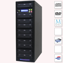 CopyBox 9 CD Duplicator Standard PC Connected - produceren cd-r dvd copybox tower duplicator usb computer aansluiting iso images